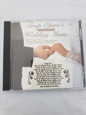 CD - Soap Opera's Favorite Wedding Music - untested cd
